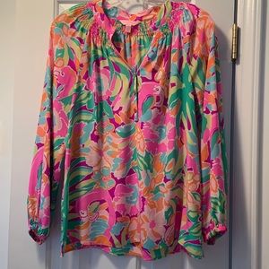 Lilly Pulitzer Flamingo Blouse
